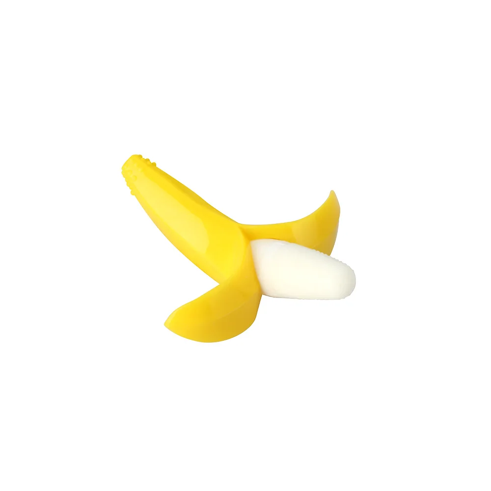 Banana Shaped Silicone Teething Soothers Pacifier for babies