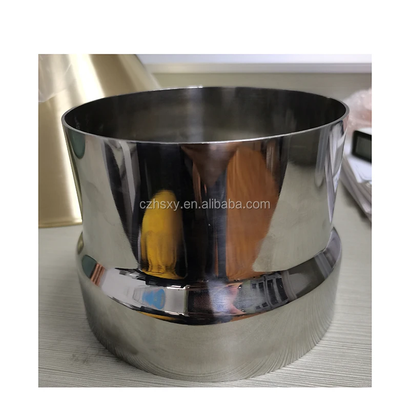 China Customized Stainless Steel Funnel Hopper Metal Cone Spinning