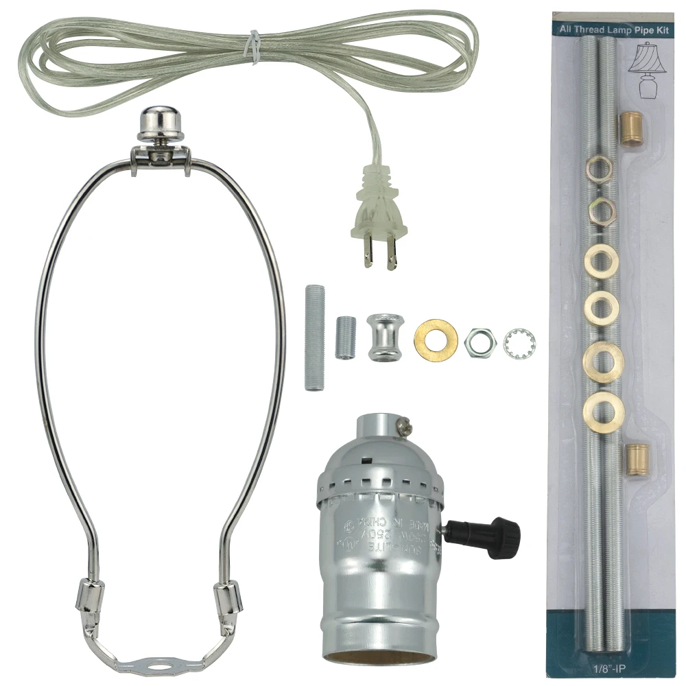 Завод горячего надувательства цвет 8 inch Светодиодная лампа арфа комплект для настольной лампы