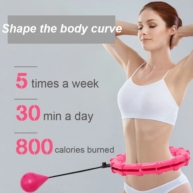 OEM Smart Weighted Hula Hoops Gym Equipment Hersteller Auto-Spinning Hip New Spinning Ball Mobil Fit Circle
