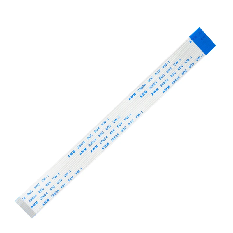  10 Pin FFC FPC Гибкий плоский кабель 1 0 мм AWM 20624 80C 60V VW Тип