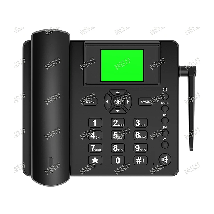 Desktop Telephone 1 SIM Card GSM Fixed Wireless Phone
