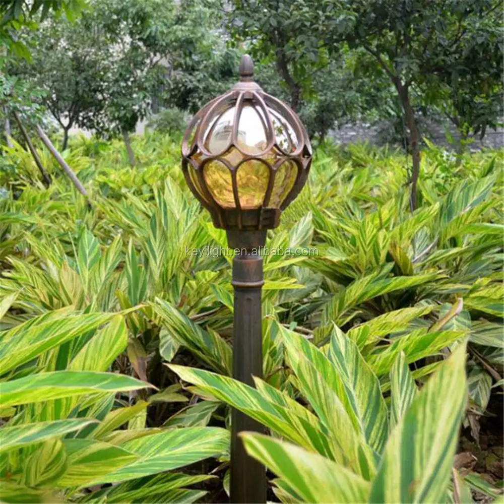 wholesale factory street lamp lawn lights led pathway bollard main gate flag pole vintage outdoor post light