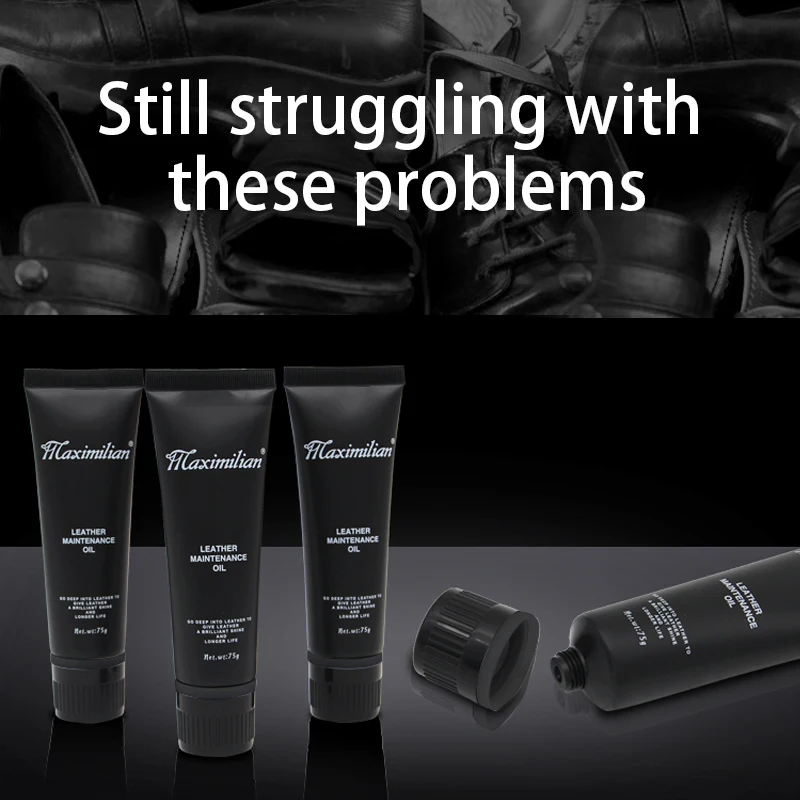 Factory Wholesale Neural Brown Black Nourishing Leather Shoe Care Shine Shoe Cream Polish 75g