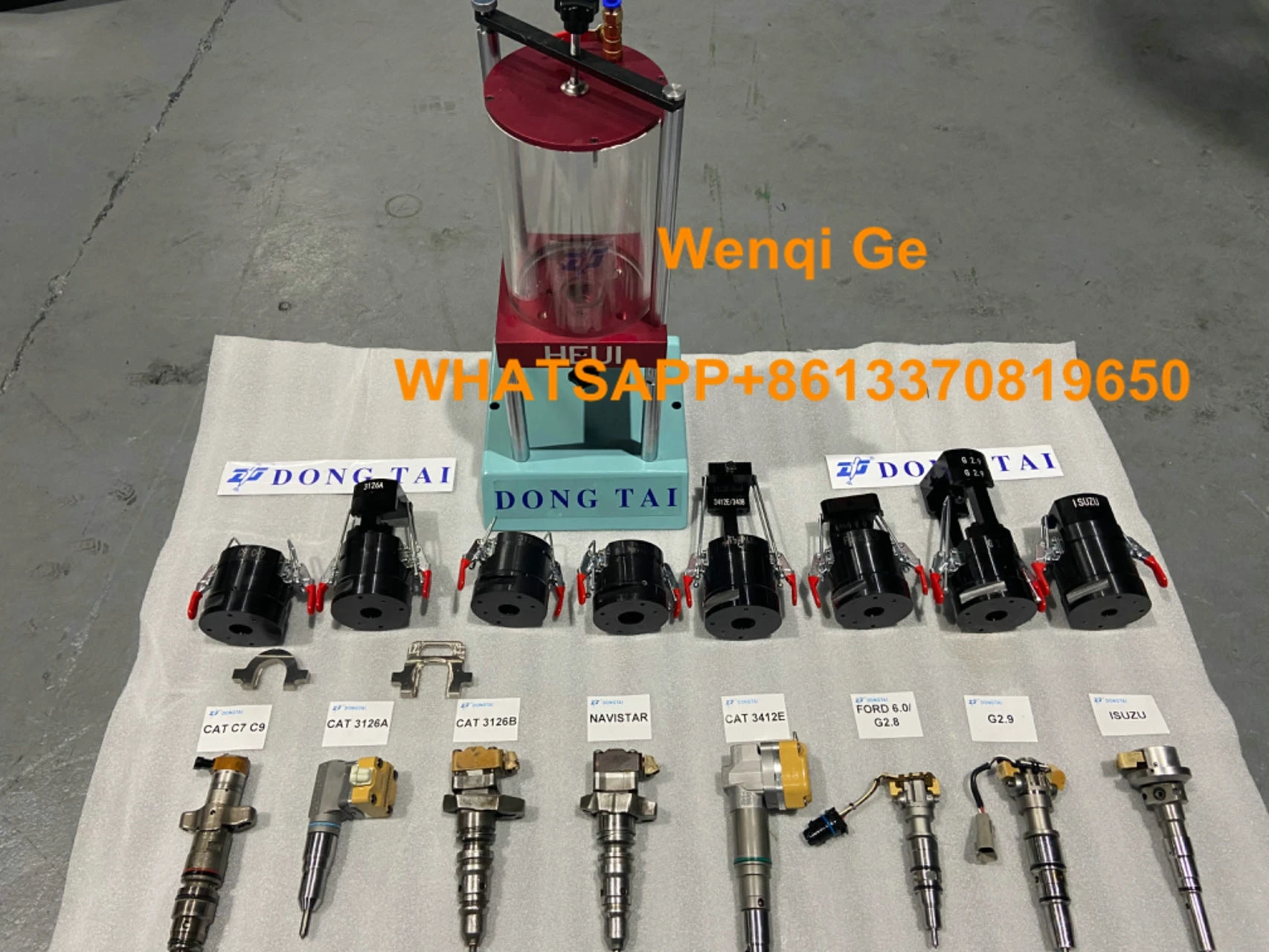 Новая поддержка HEUI с адаптерами 8 шт. C7C9C-9 3126A 3126B 3412E ISUZU NAVISTAR FORD6.0 G2.8 G2.9