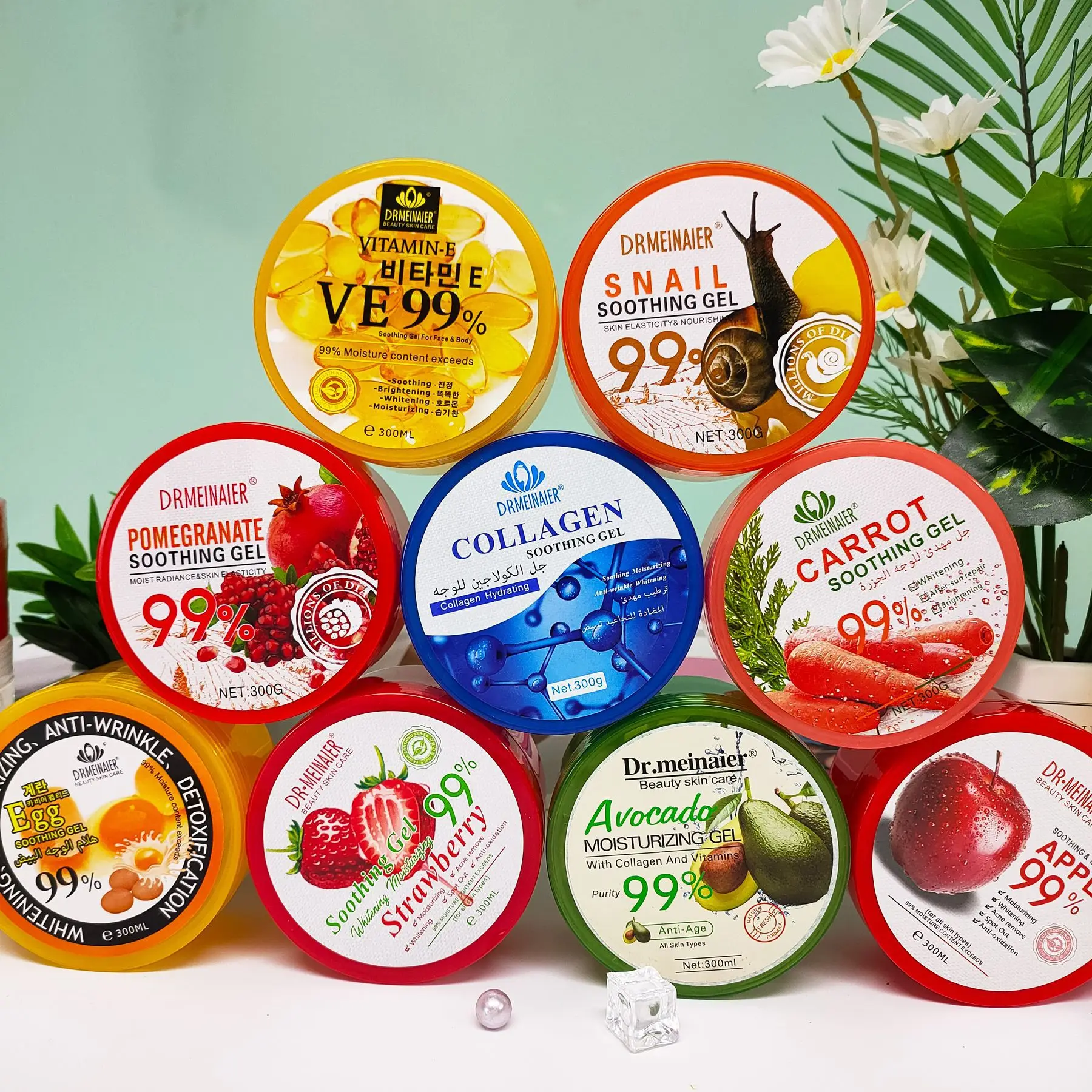300g hydrating aloe vera gel moisturizing sleeping mask repair gel