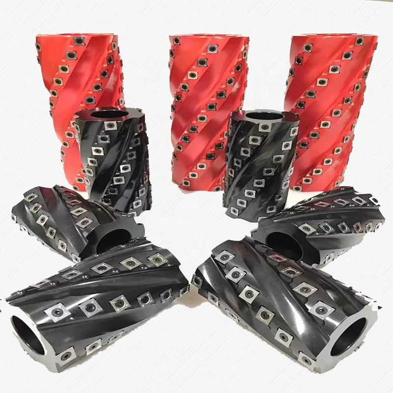 ZICAR tct Sprial Cutterhead Carbide Insert Wood Spiral Cutter Head Planer Blade for Woodworking