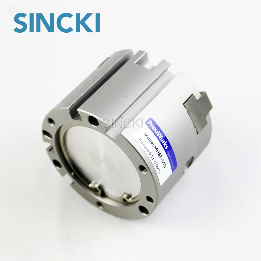 SMC Type MHS3 Series Parallel Style Air Gripper / 3-Finger Type