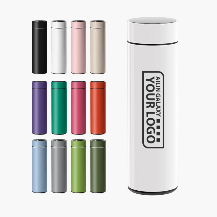 Ailingalaxy 500ml Thermus Stainless Vacuum Termo Thermos Bottle Cup Flask Led Temperature