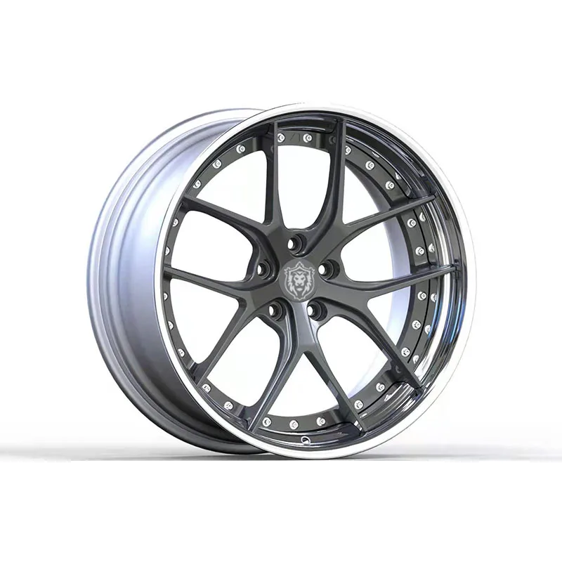 China forge wheels rims 21 22 inch two pieces alloy passenger car wheels