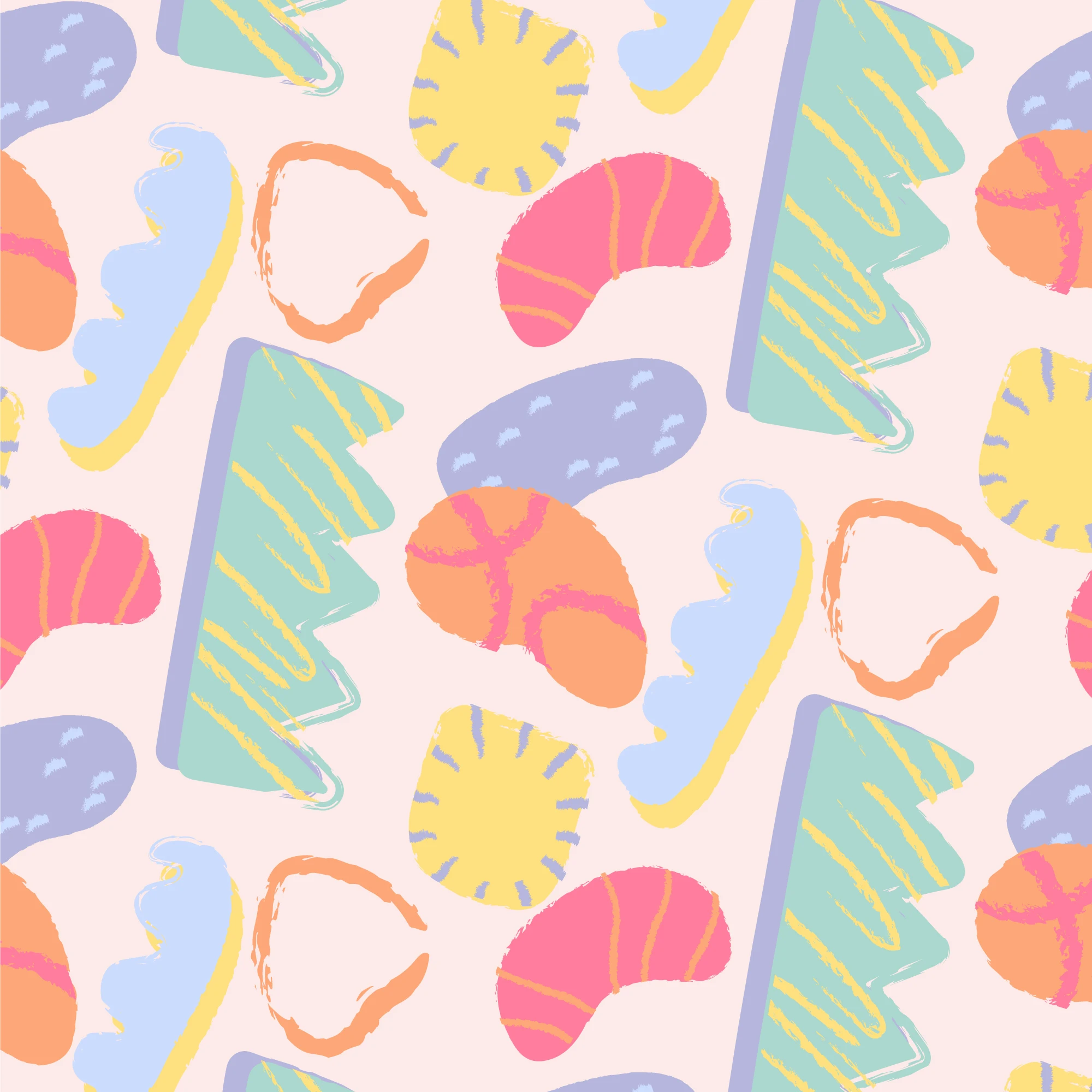 Ice cream style summer pattern printing fabrics suppliers recycle fabric for swimwear stretch fabrics for clothing women