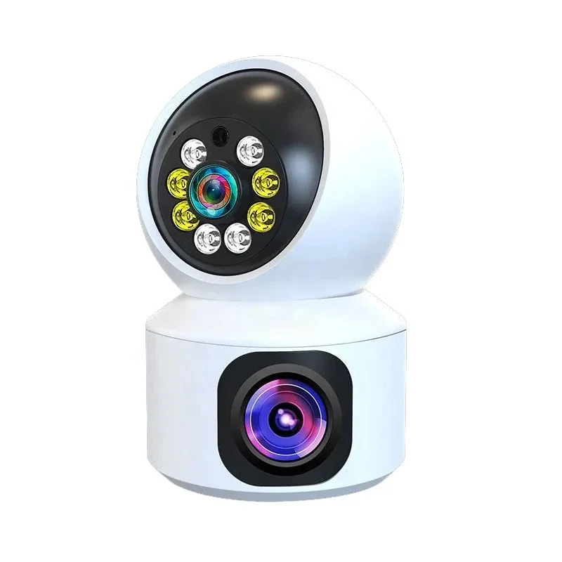 V380 4G wifi camera 4MP  Dual Wide Angle Lens Color Night Vision Indoor Auto Human Tracking Wireless IP WiFi PTZ Camera