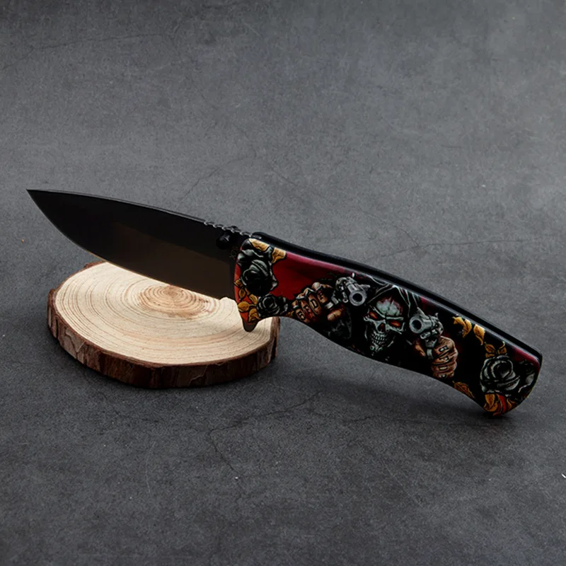 X79 Outdoor Camping keychain pocket folding knife 440C blade steel handle camping hunting outdoor survival EDC tools