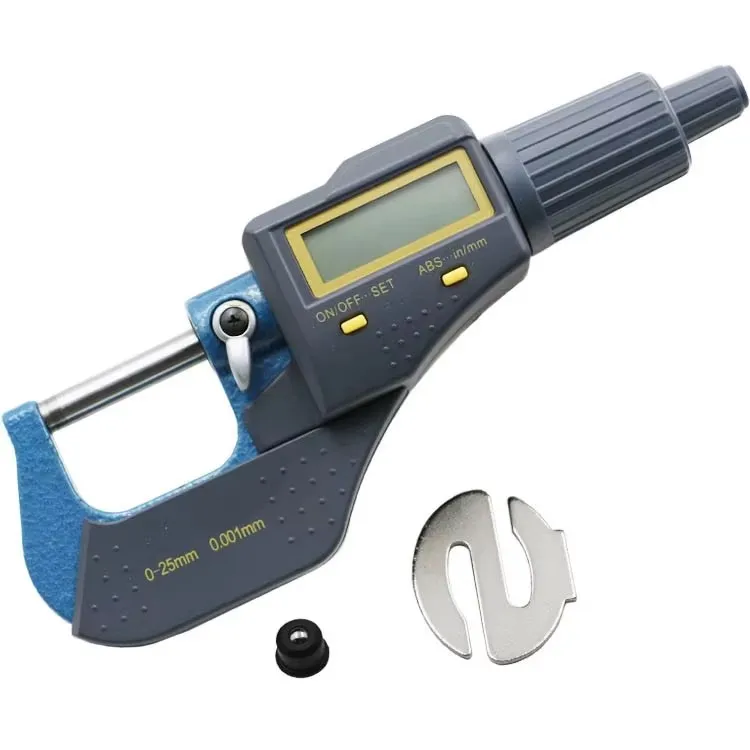 High Quality Professional 0-25mm 0.001mm Large Screen Digital Micrometer Digital Caliber