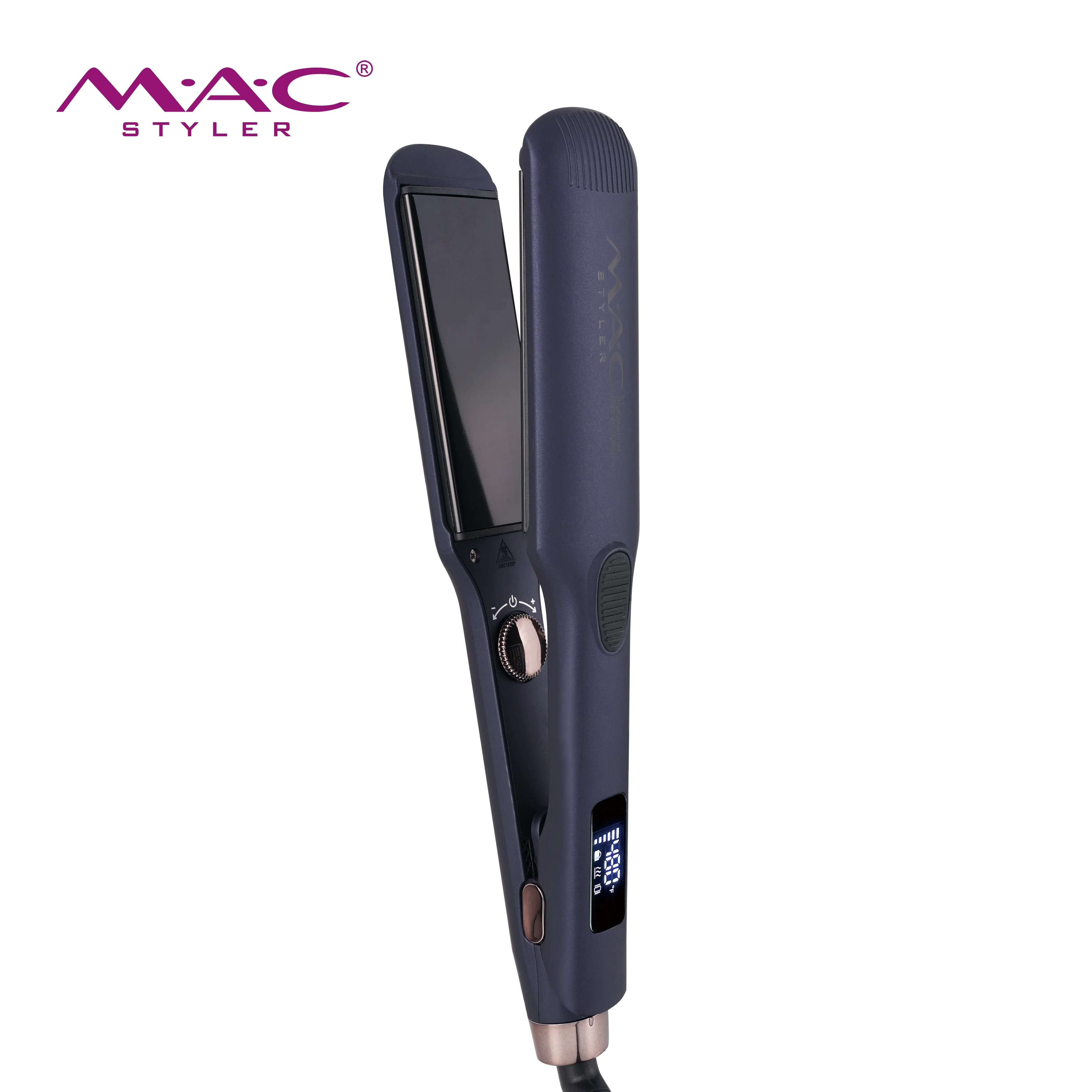 MAC Styler Pink Black Planchas De Cabello Ceramic Flat Iron PTC Heating Professional Hair Straightener