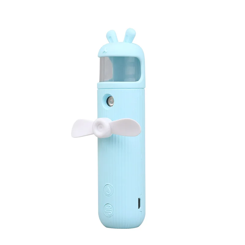 Mini Water Bottle Spray Cool Mist Fan Usb Rechargeable Outdoor Travel Handheld Portable Cooling Spray Fan