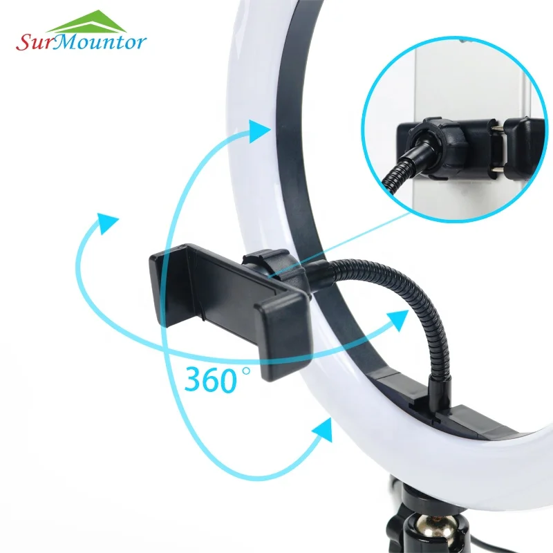  Usb макияж Anillo Luz De Selfie круглый кольцевой заполняющий живой свет светодиодный со
