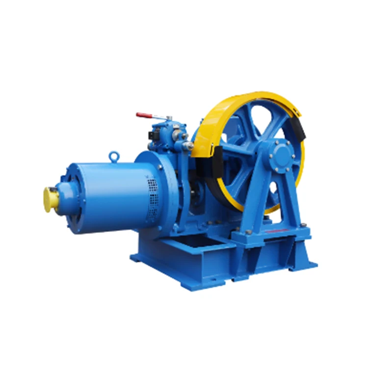 1000-1500kg VVVF DC110V Elevator Electric Geared Traction Motor For Elevator