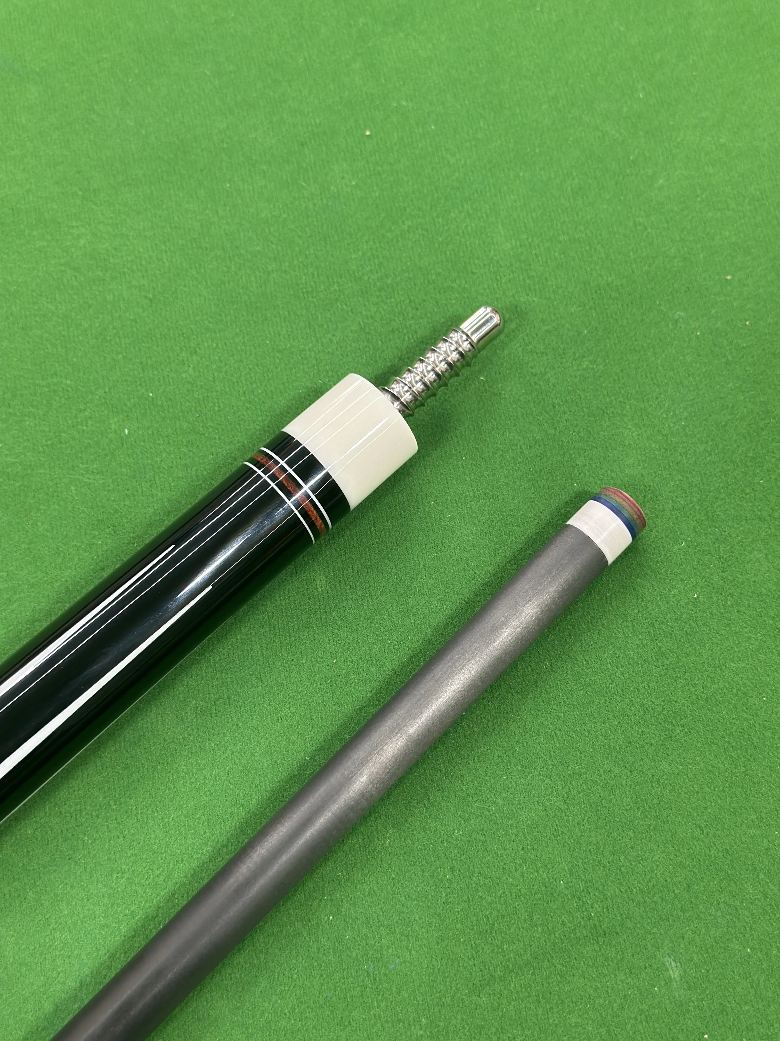Factory hot sale pool cue with carbon fiber shaft billiard cue 12.5mm 1/2 billiard stick Cue factory China Manufacturer
