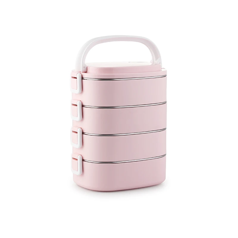 
Eco Friendly Superior Quality Stainless Steel Bento Tiffin Lunch Box Plastic Storage Food Container for school/picnic/office 