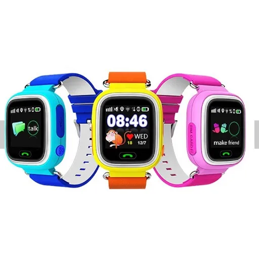 Factory Supply Q90 Kids Smart Watch Gps Child Phone Position Color Touch Screen Wifi Sos Smart Watch For Kids Q50 Q80 Q60 Y95
