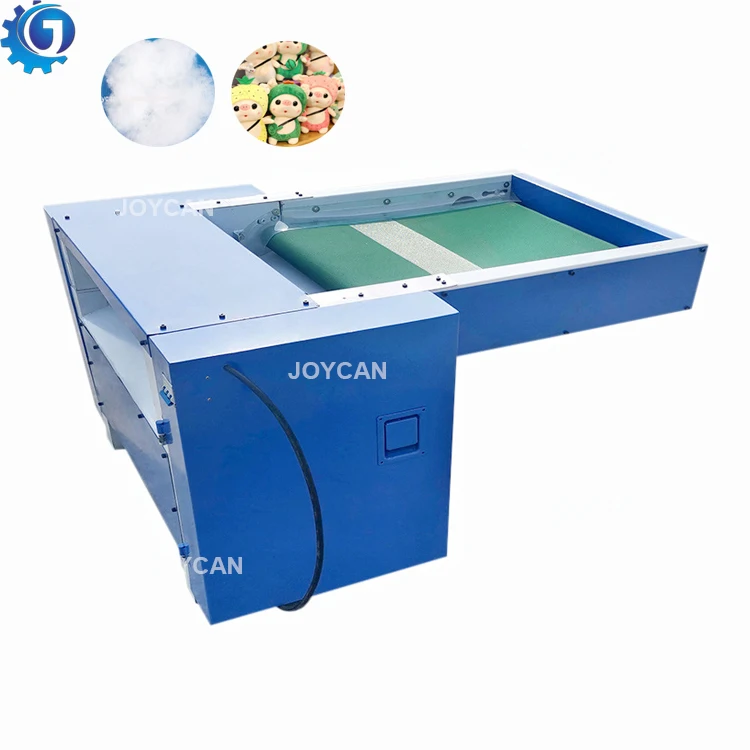 Pearl cotton fiber opening machine cotton opener with conveyor belt for use