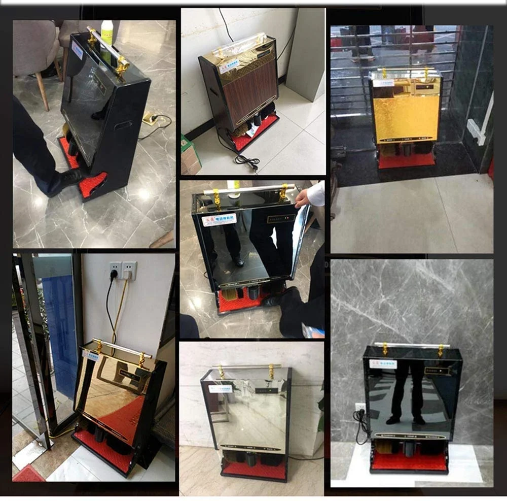 
Hotel public electric automatic operated shoe polishing brush 