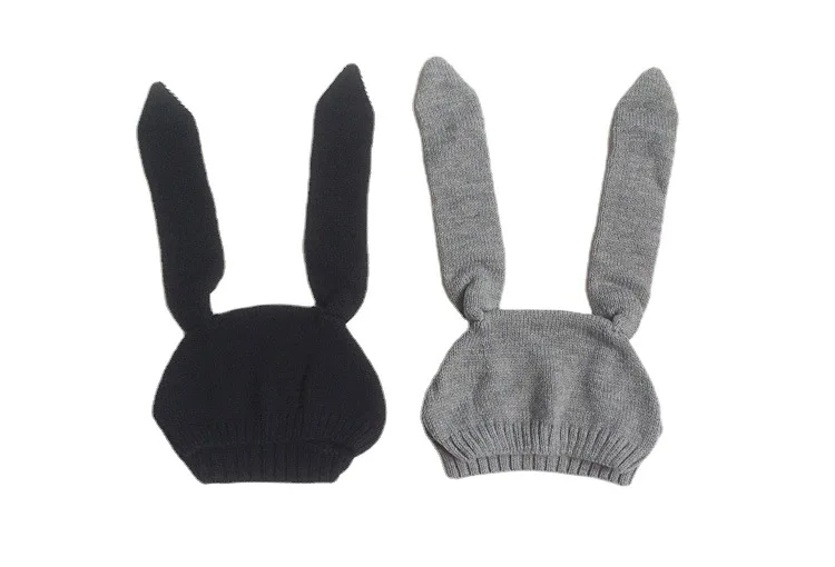 2022 baby Girls Hat Accessories cute Baby knitted rabbit ear Kids Toddler bunny ear knit baby hats