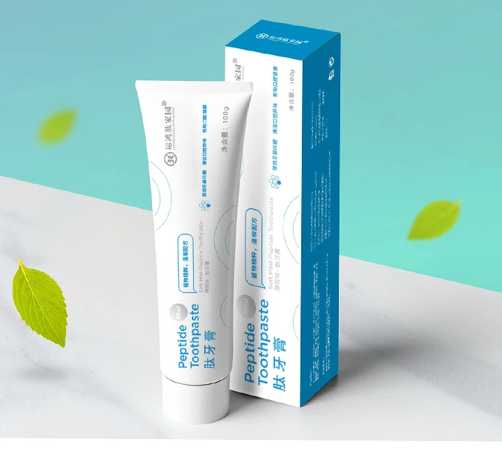 Custom Tooth Paste Peptide Bodybuilding Soft-Mint Flavor Teeth Whitening Tooth Paste