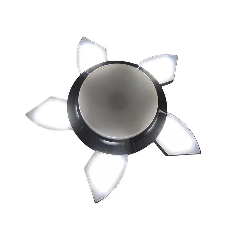 Low price USB solar power plastic Super bright five-leaf tent light camping light