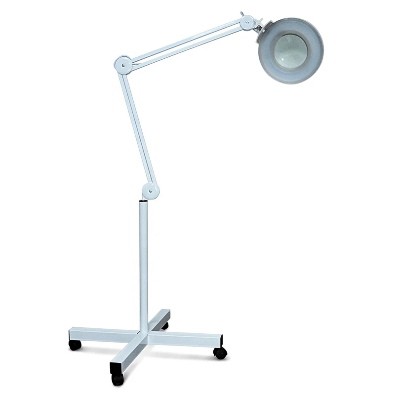 Hot Selling Magnifying Glass Lamp Beauty Salon Use LED Cool Light Magnifying Lamp 8 Diopter 5X Lens