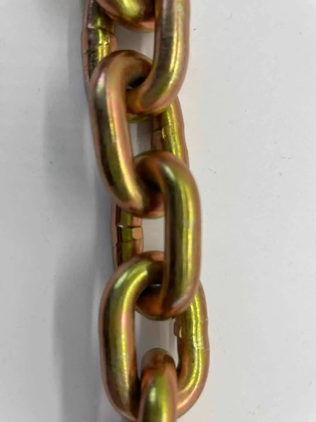 
G80 yellow zinc chromated chain with clevis forest hook 