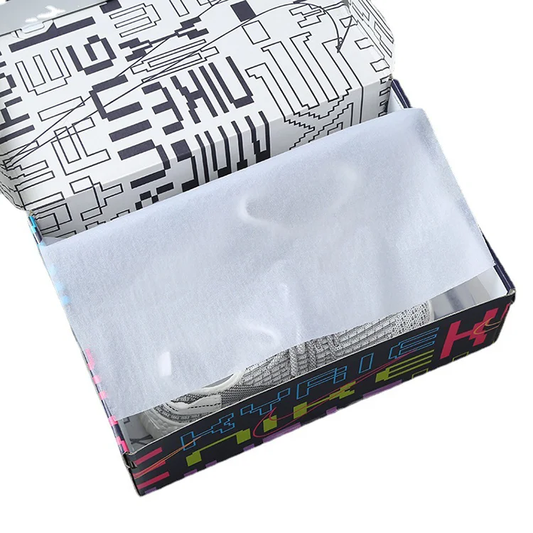 White Tissue Paper Wrapping Transparent Gift Wrapping Paper Wrap Wax Paper Custom Logo