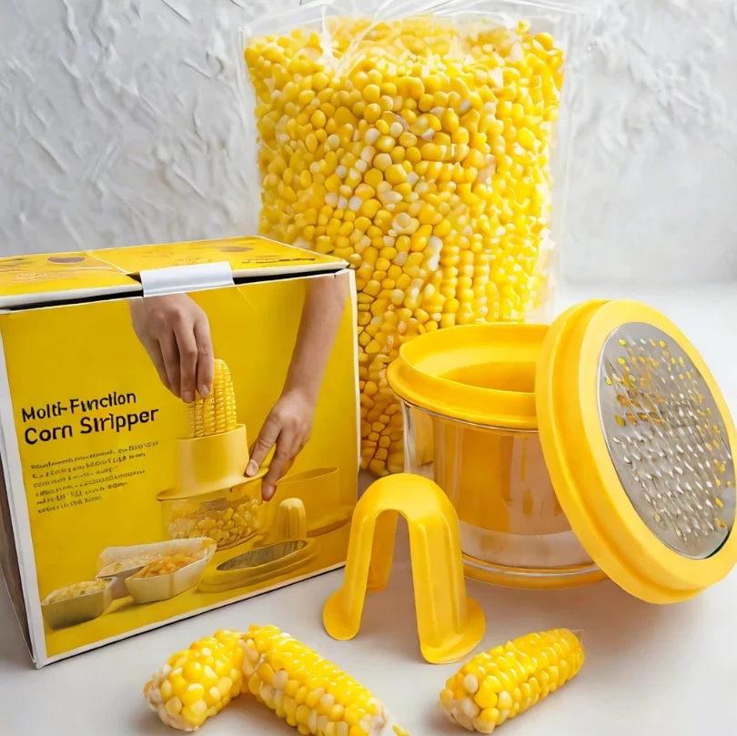 2024 Hot Selling 4-in-1 Manual Corn Planer Striper Sheller for Corn Multifunctional Fruit & Vegetable Tools