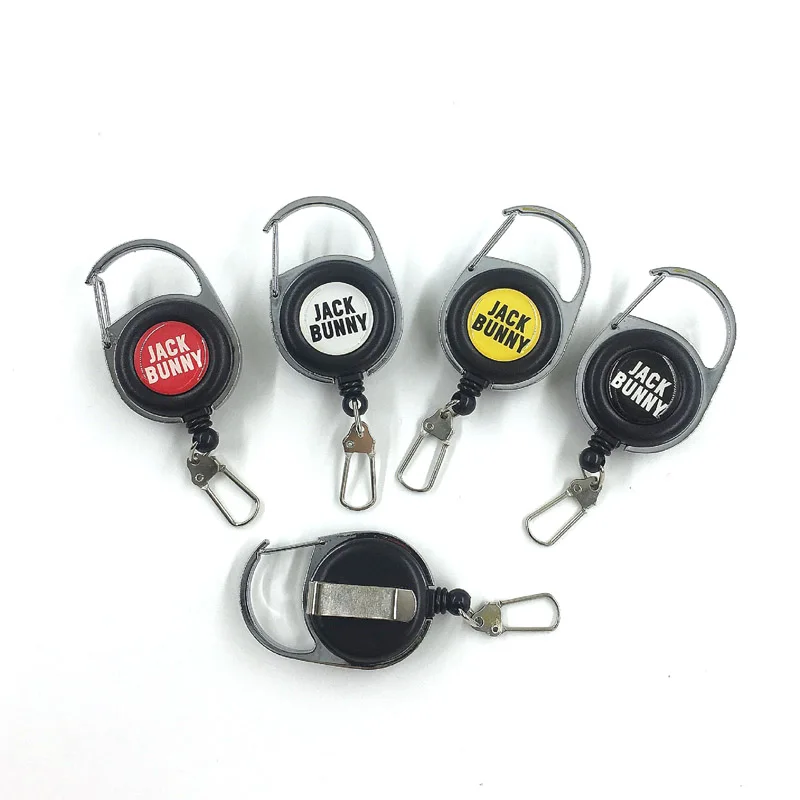 Custom Retractable Clip ID Badge Pull Reel Holders Retractable ID Name Badge Reel With Metal Alligator Clip