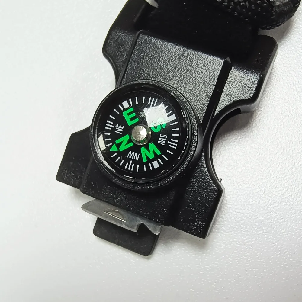 More In One Paracord Bracelet Multi Survival Watch Waterproof Survival Tactical Paracord Strap Watch For Camping Climbing