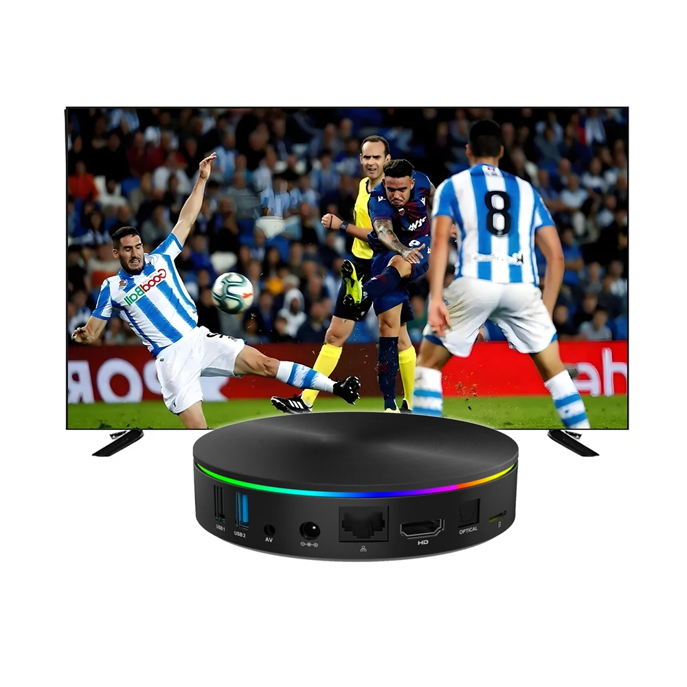 2024 best server Lion trex Strong 4k Android Smart IPTV Box Subscription Android TV box Megaott
