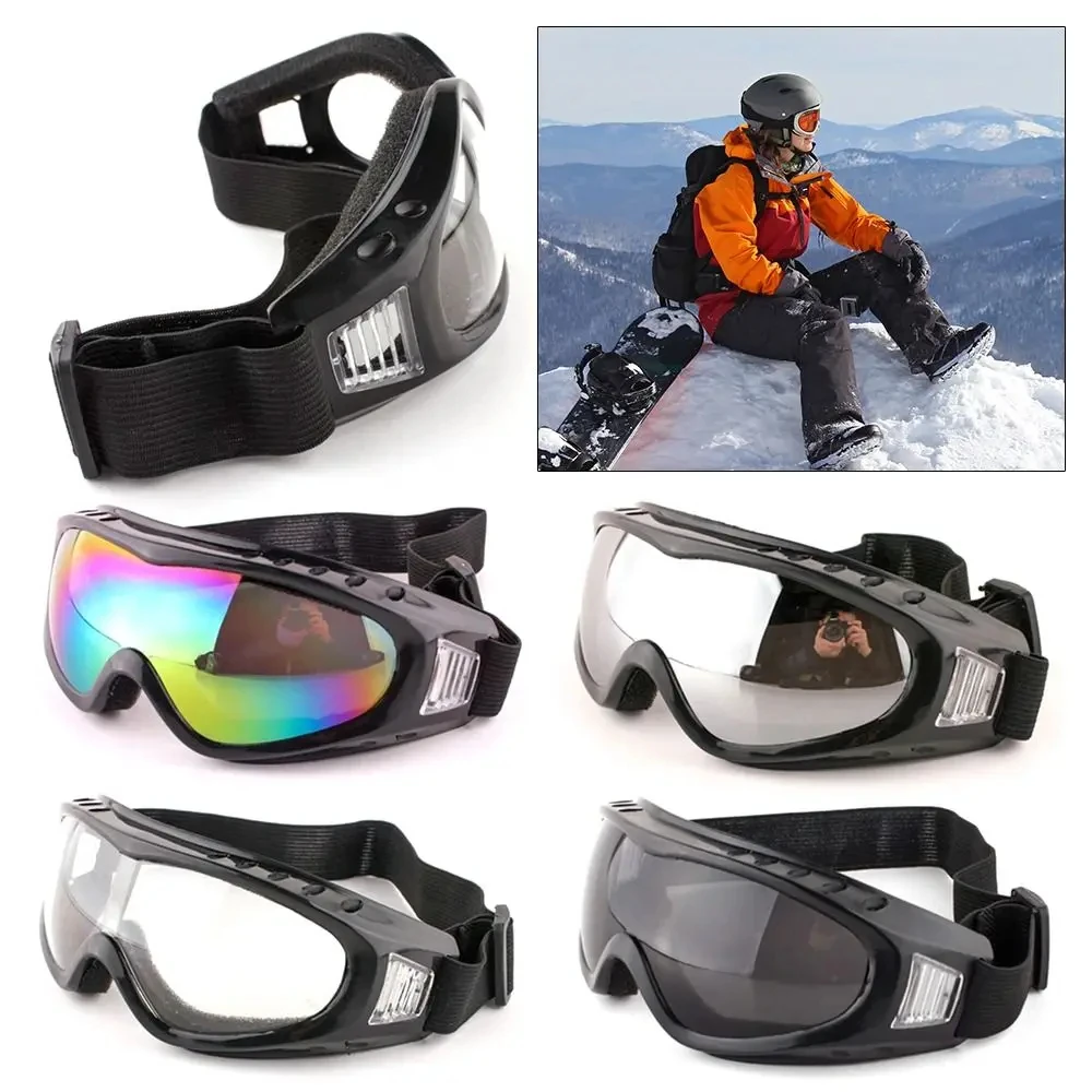 Children Skiing Glasses Goggles Sports Windproof Kids Eyewear Glasses Ski Goggles Moto Cycling Lens Frame Glasses Sunglasses