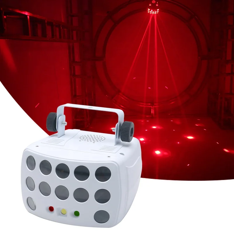 Hot Sale Home Party Mini DJ Lighting LED Laser Butterfly Colorful Disco Light
