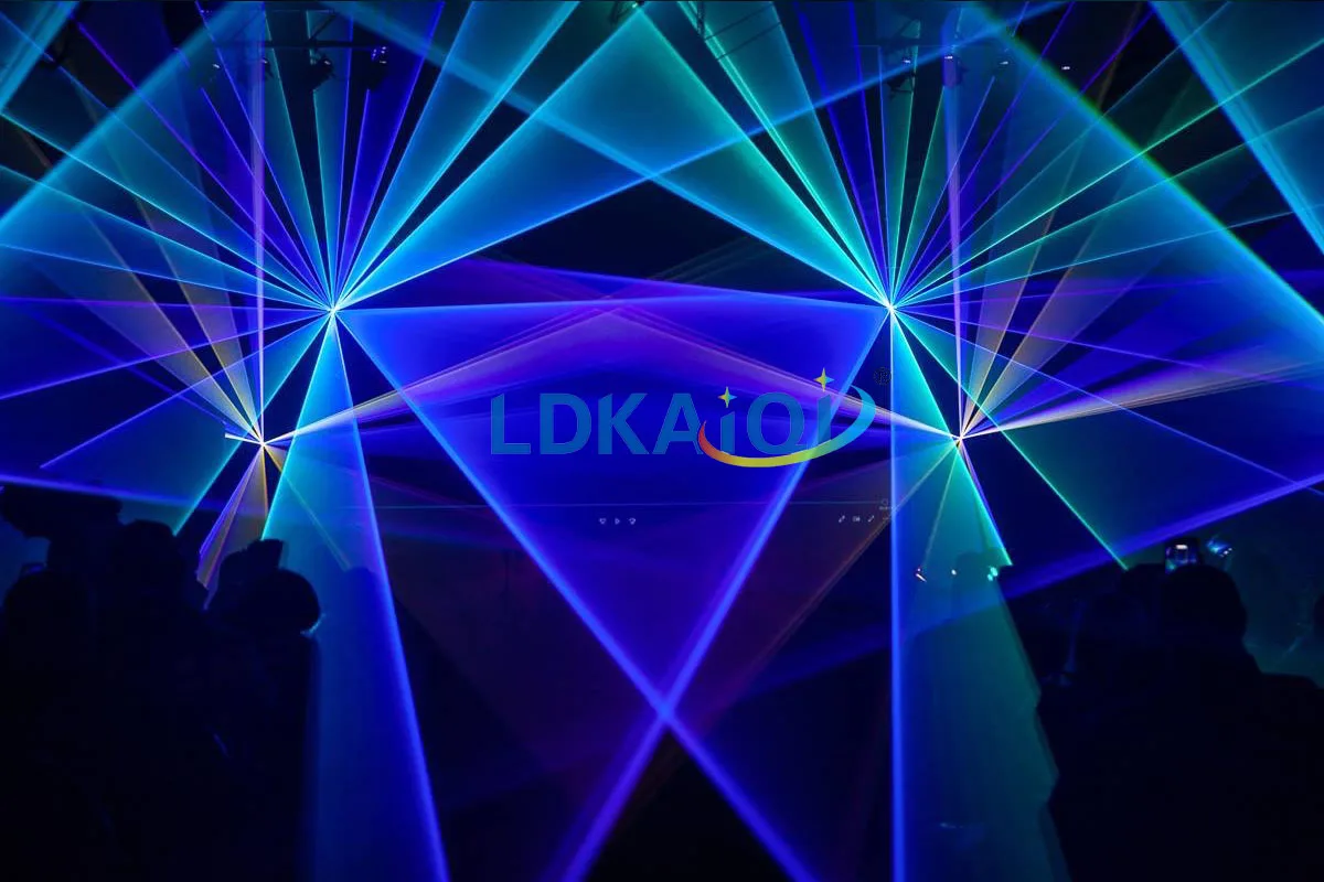 15W dmx full color RGB laser light party lights laser stage light disco