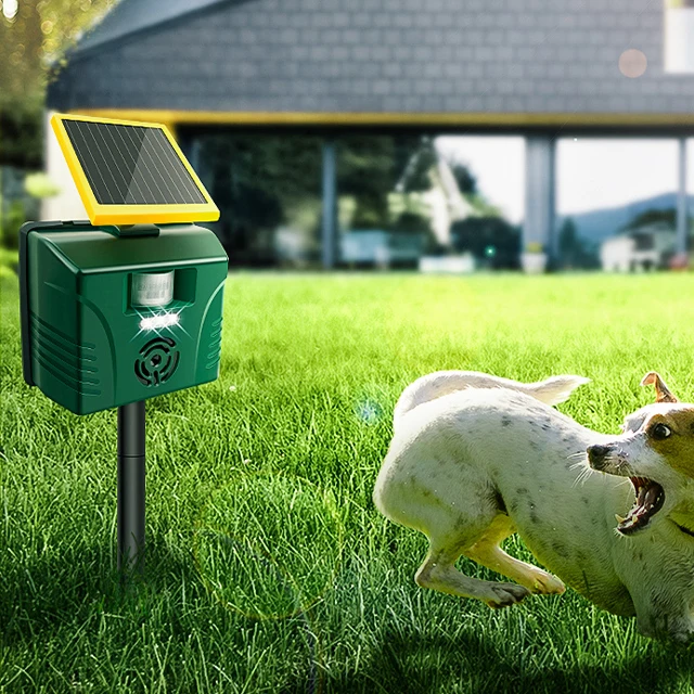 Energy saving solar electronic animal control anti pigeon dog cat repeller ultrasonic bird repellent