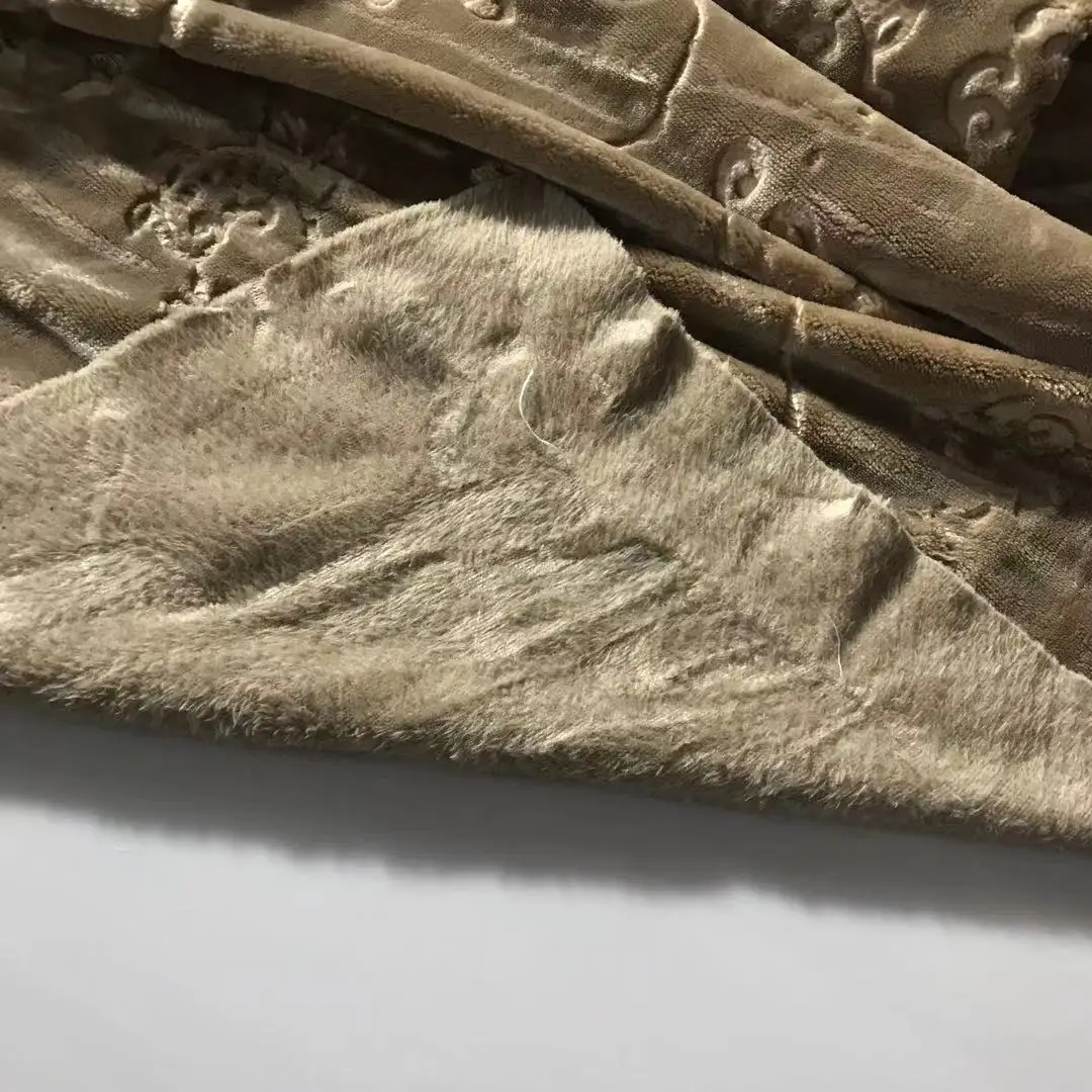 Pakistan Indonesia Export hot sale 3D embossing upholstery flannels fabric