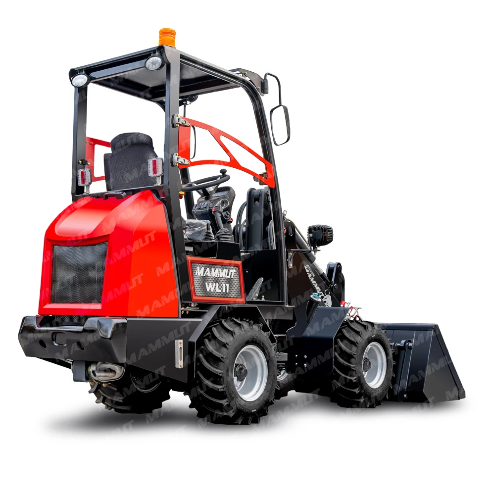 mammut Farm Uesd small telescopic wheel loader 400kg 600kg 800kg1Ton EPA Engine USA Loader For Sale
