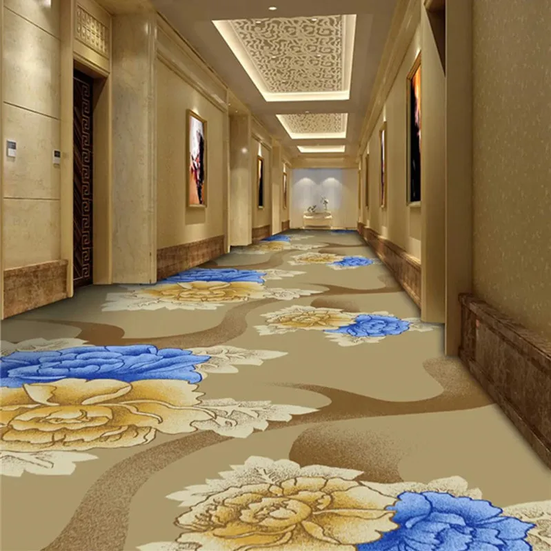 3D Modern Luxury Soft Large Living Room Public  Area Rug Hotel room corridor carpet