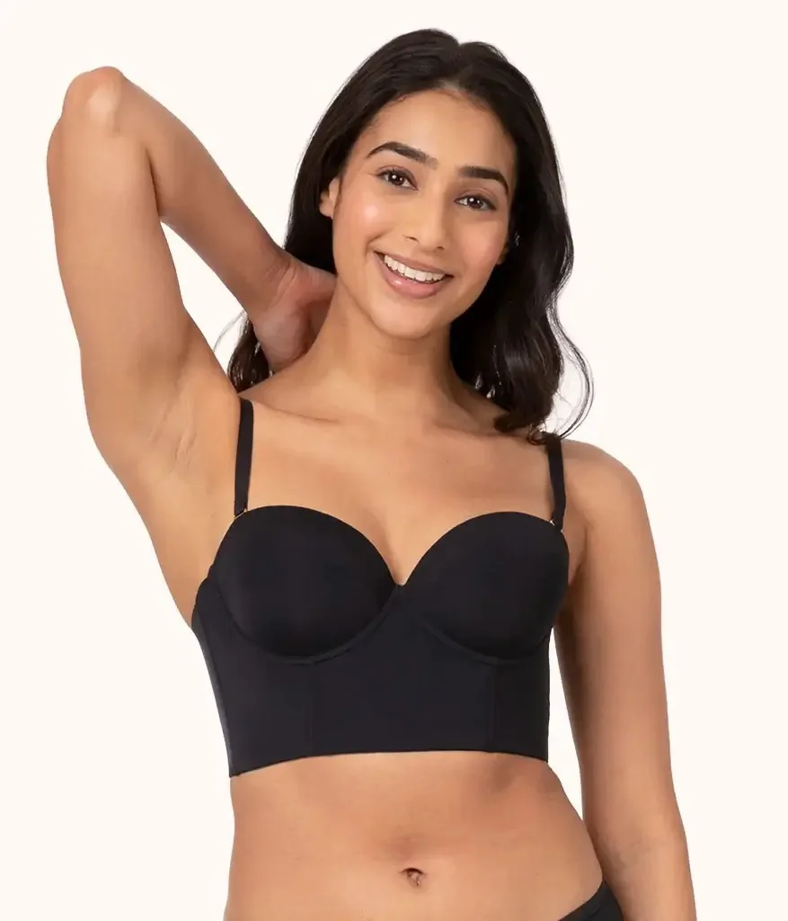 Convertible Strapless Bra Non-Slip Plus Size Seamless Push-Up Sports Backless Bridal Invisible Lingerie