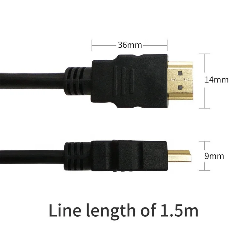 Cheap HDMI 4K 2.0 1.4 Cable Kabel Male To Male High Speed Gold Plating HDMI V1.4 HDMI Cable HDTV Cable