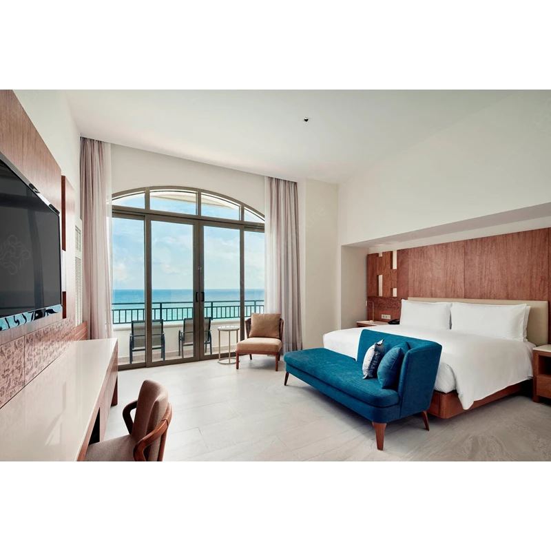 2022 Customized Modern Wood Furniture Hotel Beds For 4 Star Hotel Used