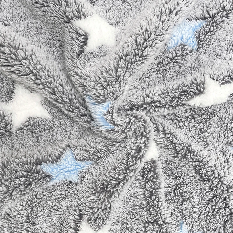 Оптовая продажа, флисовая игрушка с ПВ-принтом, ворсистый тисненый крашеный жаккардовый ПВ плюшевый материал