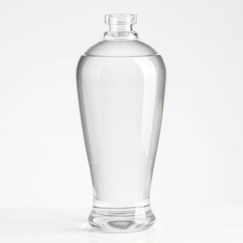 750ml Clear Glass Bottle Liquor Vodka/Whiskey Alcoholic Beverage ISO Certified High Quality drink Glass bottle