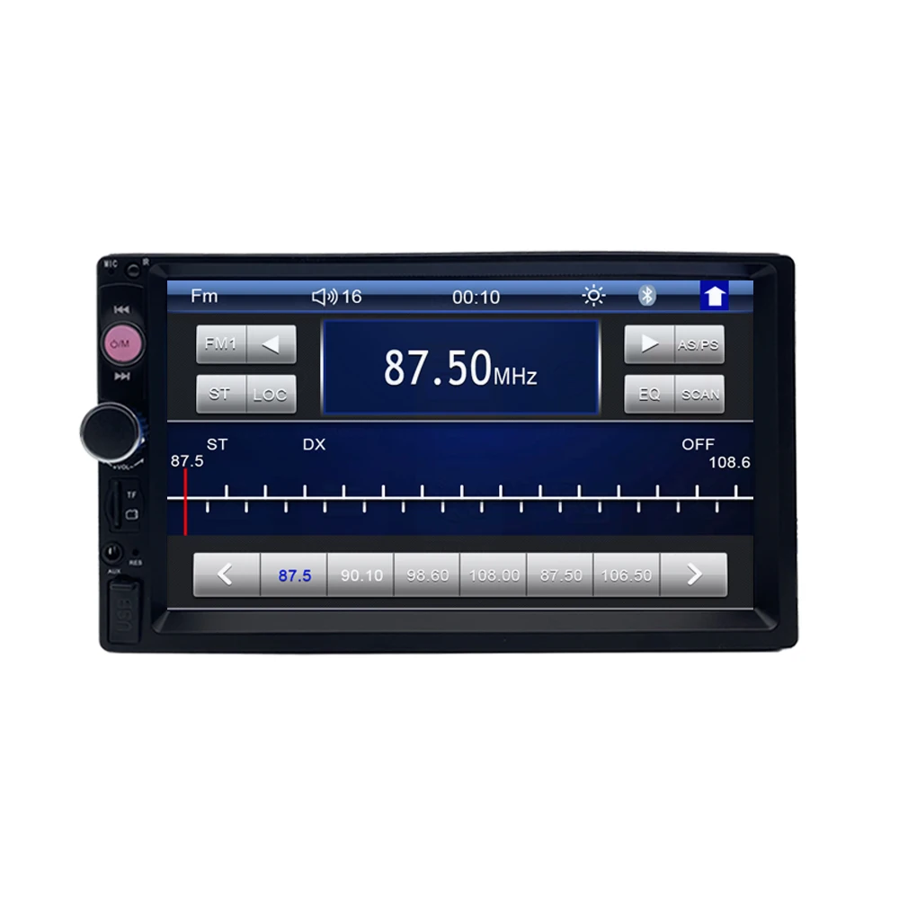 Wince 800*480 с поддержкой дистанционного управления hands-free автомобильный мультимедийный плеер с Зеркало Ссылка FM BT USB 7 дюймов Автомобильный mp5 плеер